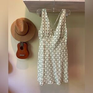 VRG GRL deep v dress